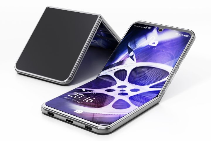 photo of foldable smartphones