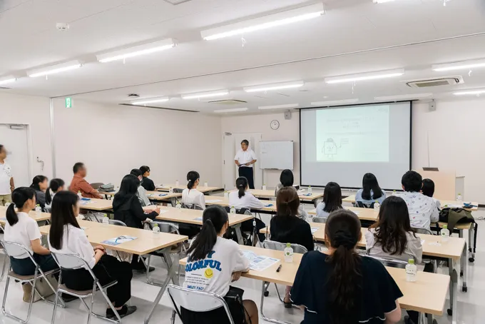 滋賀県立大学工学部機械システム工学科田邉教授による本プログラムの趣旨説明